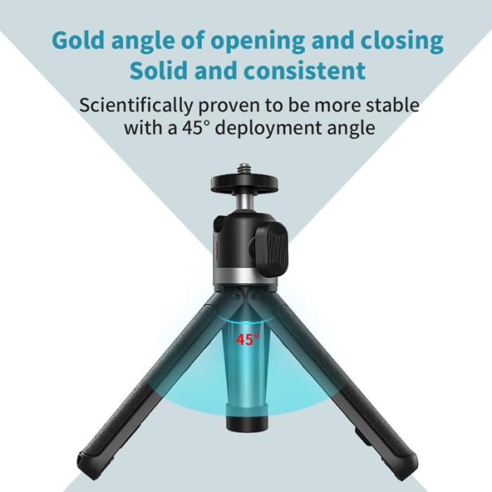 TELESIN - TELESIN GP-MNP-091-W Mini Selfie Stick Tripod Svart