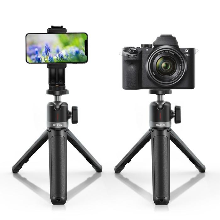 TELESIN - TELESIN GP-MNP-091-W Mini Selfie Stick Tripod Svart