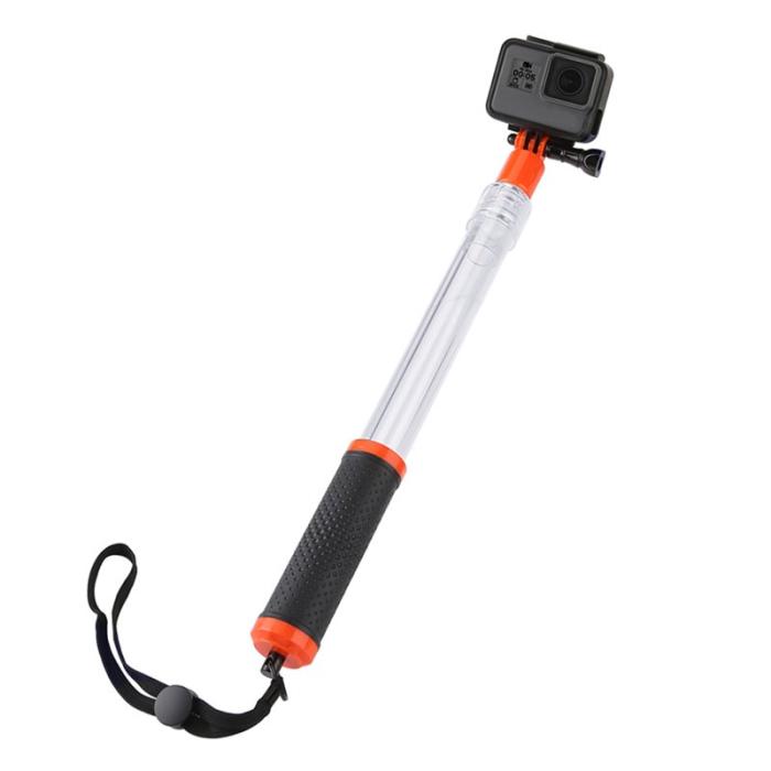 TELESIN - TELESIN GP-MNP-T01 Monopod för GoPro Vattentät Transparent