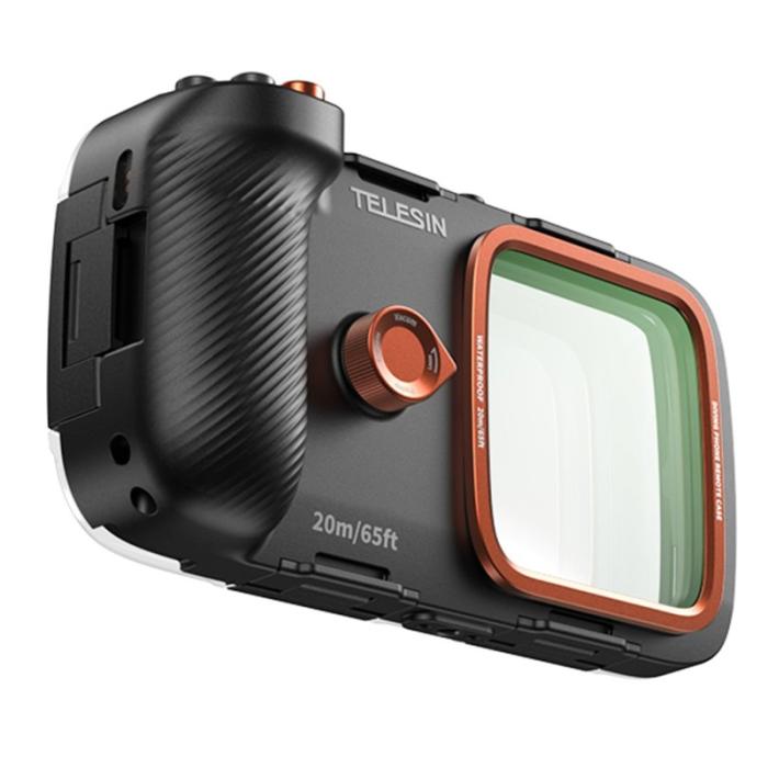 TELESIN - TELESIN iPhone 16 Skal IP68 Vattentätt Blå