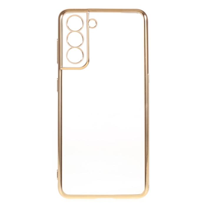 SULADA - Saluda Transparent Skal för Galaxy S21 4G/5G - Guld