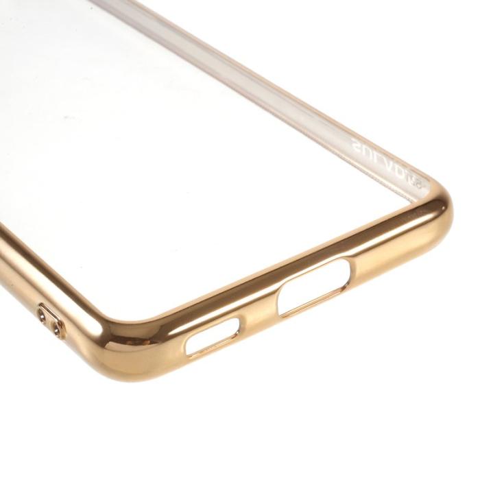 SULADA - Saluda Transparent Skal för Galaxy S21 4G/5G - Guld
