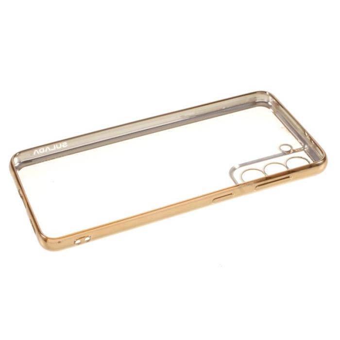 SULADA - Saluda Transparent Skal för Galaxy S21 4G/5G - Guld