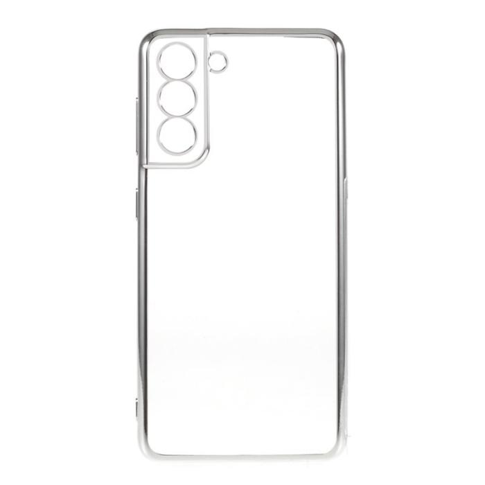 SULADA - Saluda Transparent Skal för Galaxy S21 4G/5G - Silver