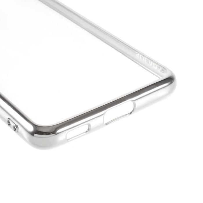 SULADA - Saluda Transparent Skal för Galaxy S21 4G/5G - Silver