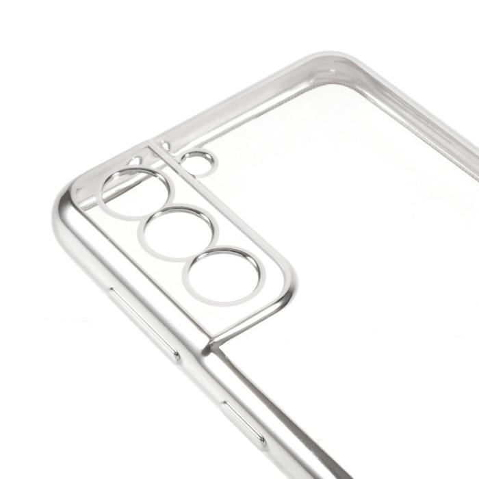 SULADA - Saluda Transparent Skal för Galaxy S21 4G/5G - Silver