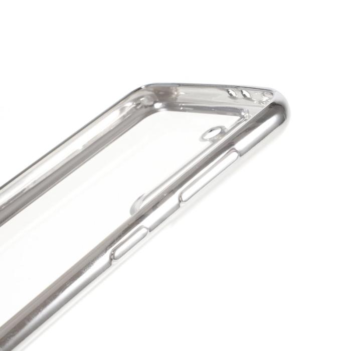 SULADA - Saluda Transparent Skal för Galaxy S21 4G/5G - Silver