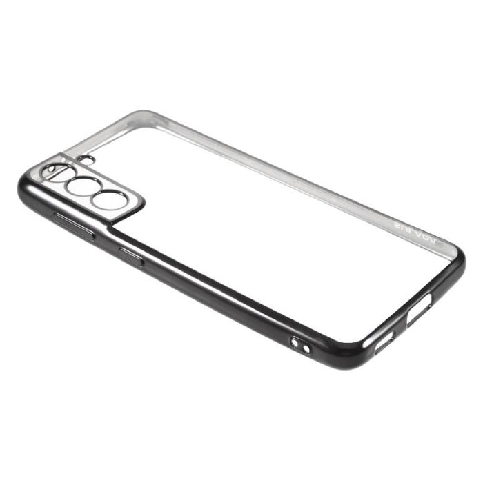 SULADA - Saluda Transparent Skal för Galaxy S21 4G/5G - Svart