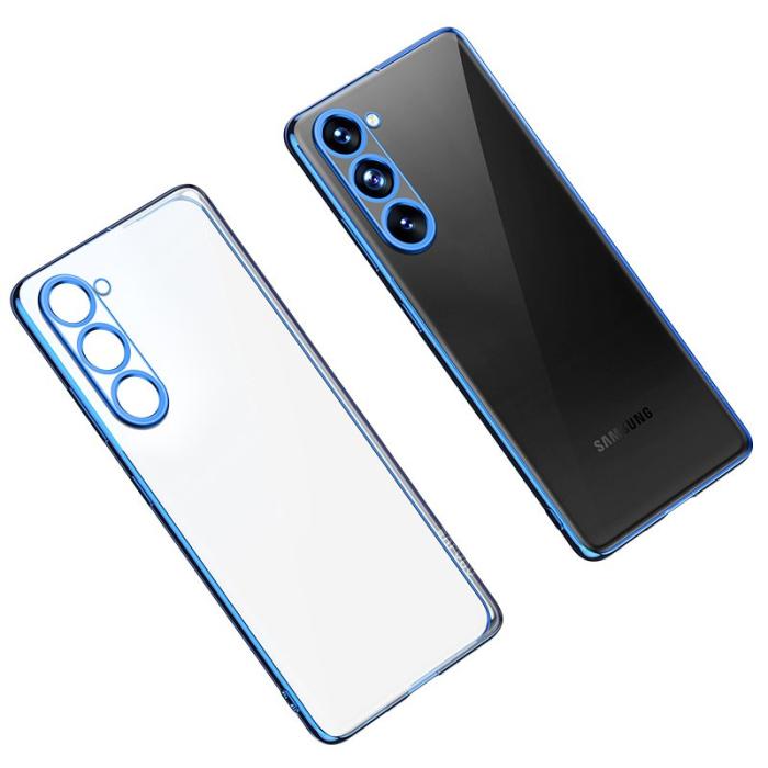 SULADA - SULADA Clear Phone Cover Galaxy S23+ TPU Fodral Blå