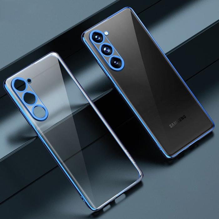 SULADA - SULADA Clear Phone Cover Galaxy S23+ TPU Fodral Blå