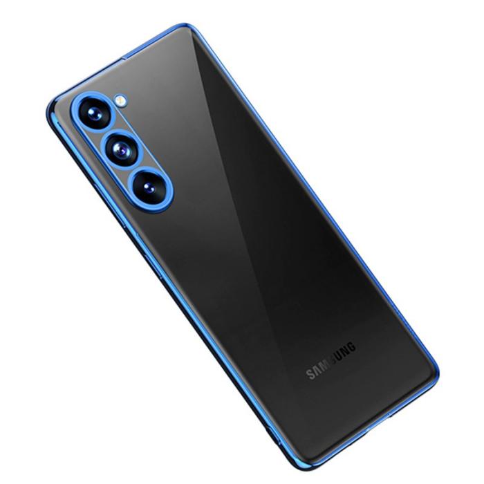 SULADA - SULADA Electroplating Skal för Galaxy S23 TPU Blå
