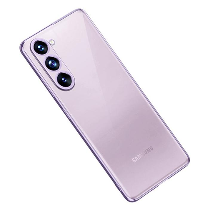 SULADA - SULADA Electroplating Skal för Galaxy S23, TPU, Lila