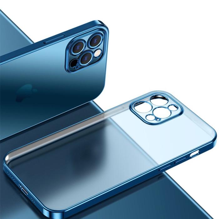 SULADA - SULADA iPhone 12 Pro Skal Soft TPU Metallisk Lila 6.1