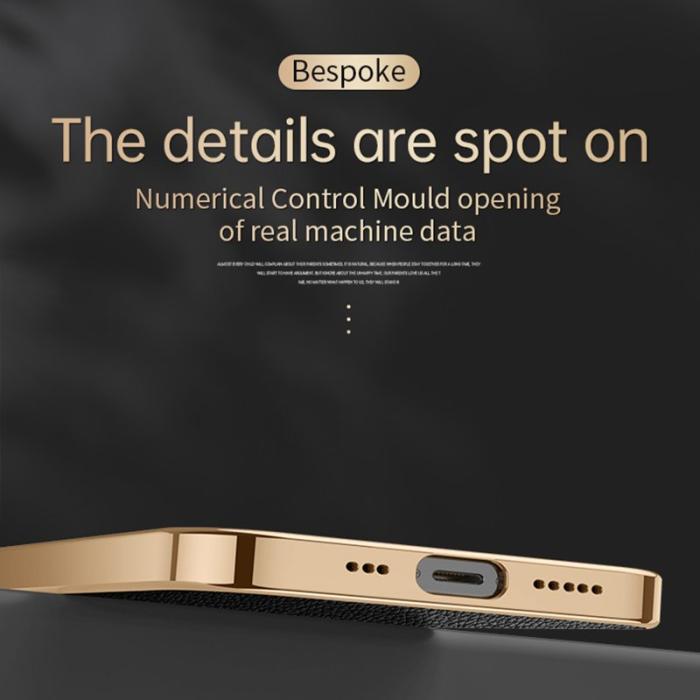 SULADA - SULADA iPhone 13 Pro Max Skal Hybrid PU Läder Röd 6.7 tum