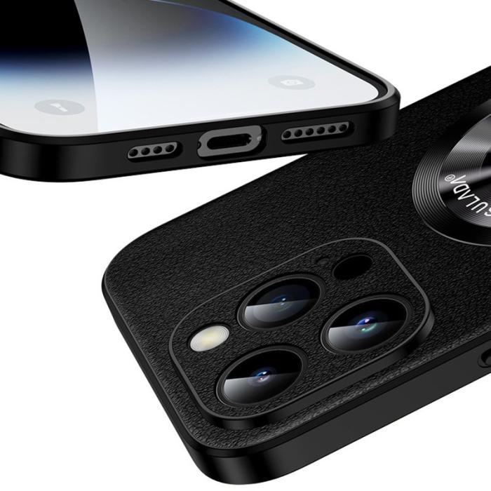 SULADA - SULADA iPhone 13 Pro Max Skal i PU Läder med MagSafe - Grön