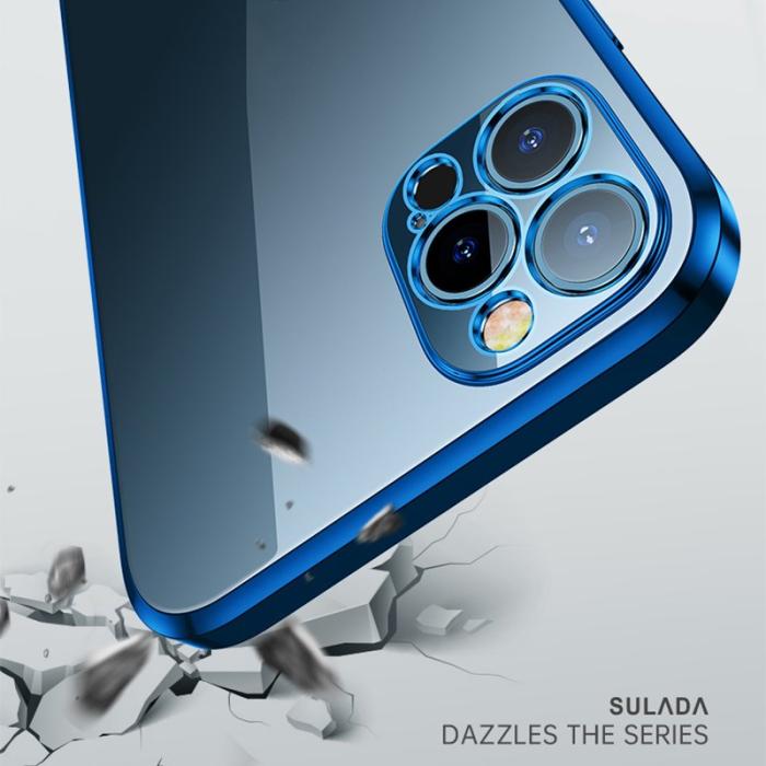 SULADA - SULADA iPhone 13 Pro Max Skal TPU Electroplating Svart