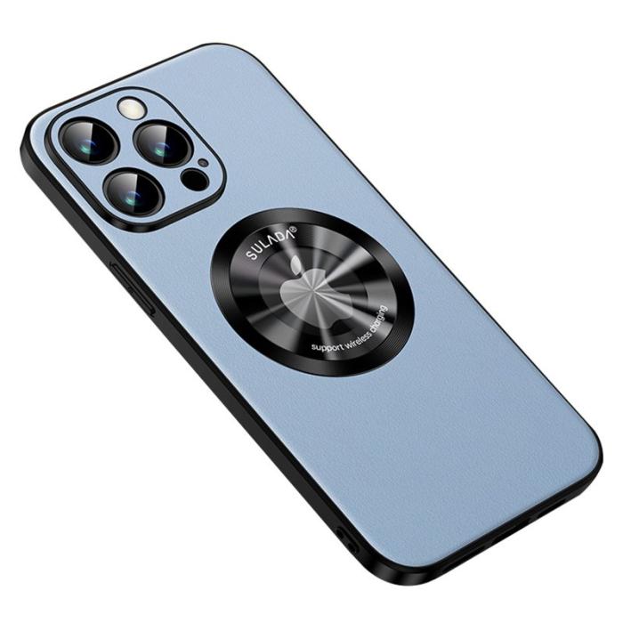 SULADA - SULADA iPhone 13 Pro Skal Anti-drop PU Läder Baby Blue