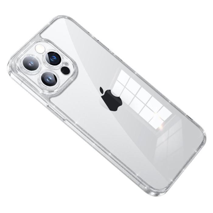 SULADA - SULADA iPhone 13 Pro Skal Tempererat Glas TPU Glitter Transparent