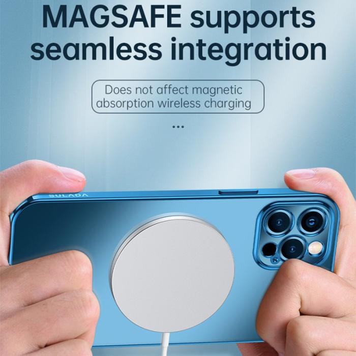 SULADA - SULADA iPhone 13 Skal Drop-proof TPU Electroplating Svart