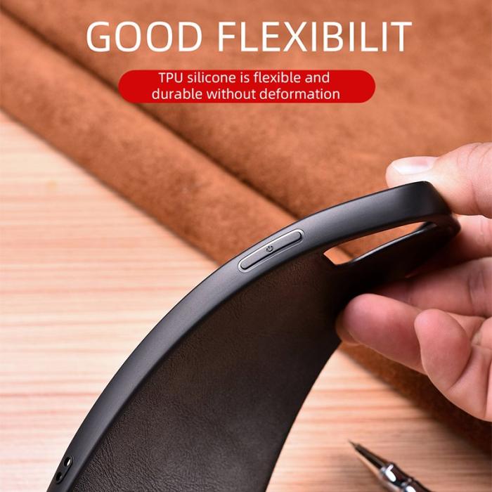 SULADA - SULADA iPhone 13 Skal Hybrid PU Läder Svart 6.1 tum