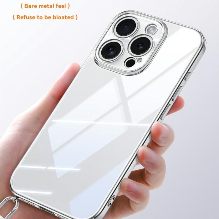 SULADA - SULADA iPhone 14 Pro Skal Electroplating Ultra Clear TPU Lila
