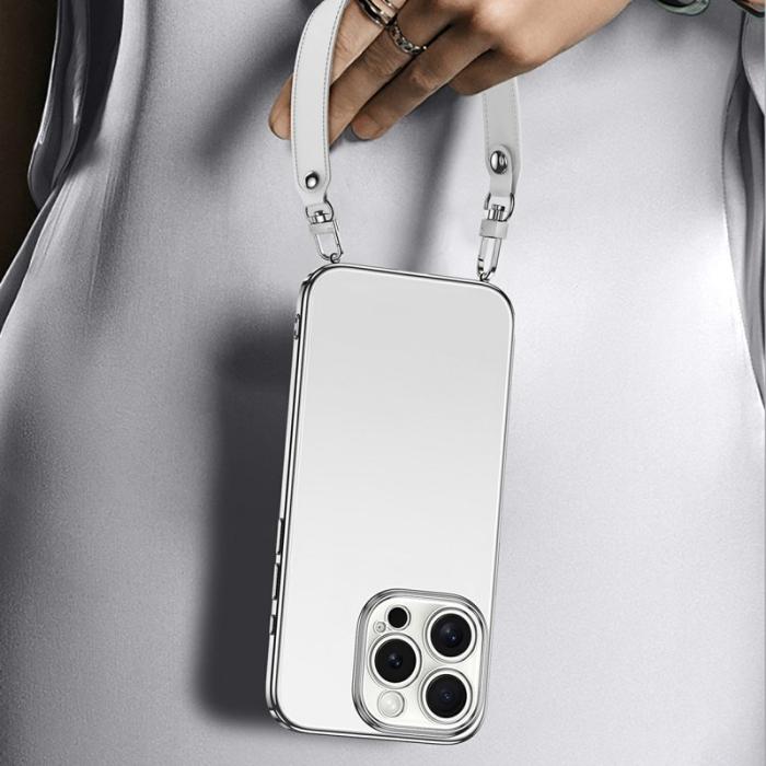 SULADA - SULADA iPhone 14 Pro Skal Electroplating Ultra Clear TPU Lila