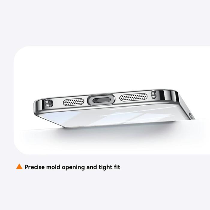 SULADA - SULADA iPhone 14 Skal Elektroplätering Ultra Clear TPU Lila