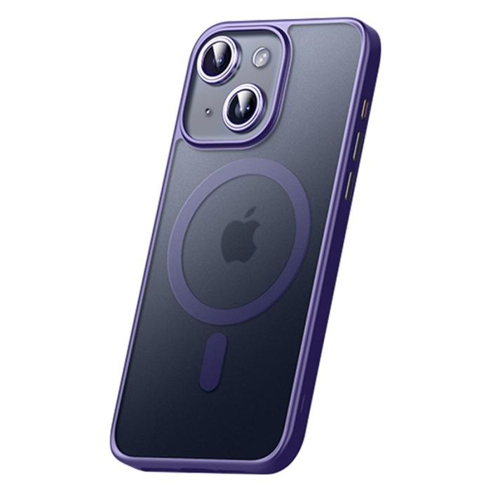 SULADA - SULADA iPhone 15 Plus Skal MagSafe Stöttålig Mörklila