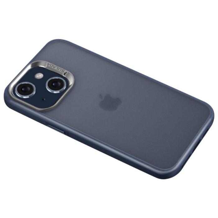 SULADA - SULADA iPhone 15 Plus Skal PC+TPU Skin-touch - Blå