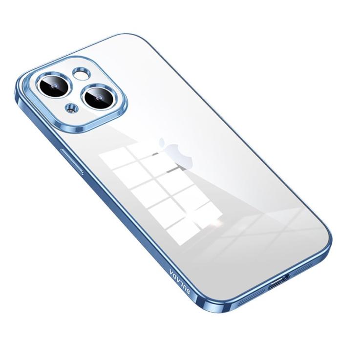SULADA - SULADA iPhone 15 Plus Skal TPU Bump Proof Klart - Baby Blue