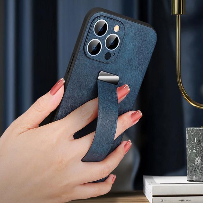 SULADA - SULADA iPhone 15 Pro Max Skal Crazy Horse PU+PC+TPU Grön