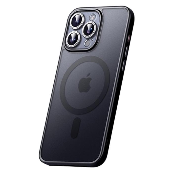 SULADA - SULADA iPhone 15 Pro Max Skal MagSafe Anti-fall Titan Svart