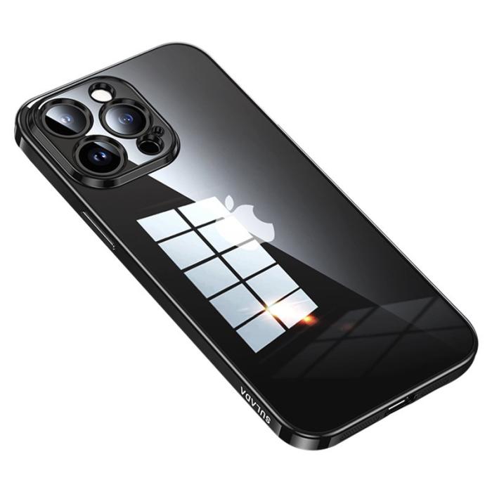 SULADA - SULADA iPhone 15 Pro Max Skal TPU Klart Scratch Proof Svart