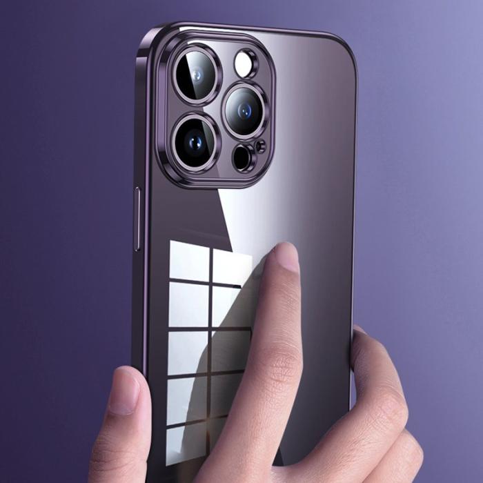 SULADA - SULADA iPhone 15 Pro Max Skal TPU Klart Scratch Proof Svart