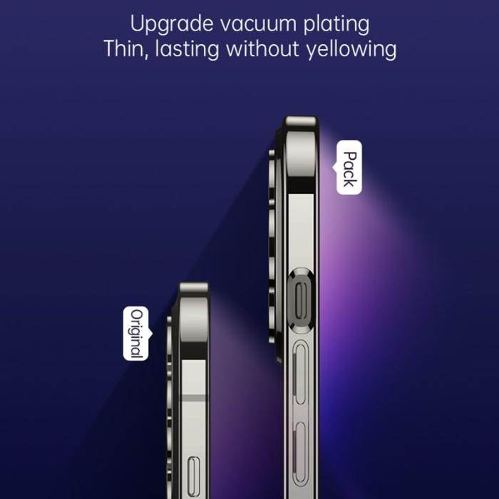 SULADA - SULADA iPhone 15 Pro Max Skal TPU och Härdat Glas - Titanblå