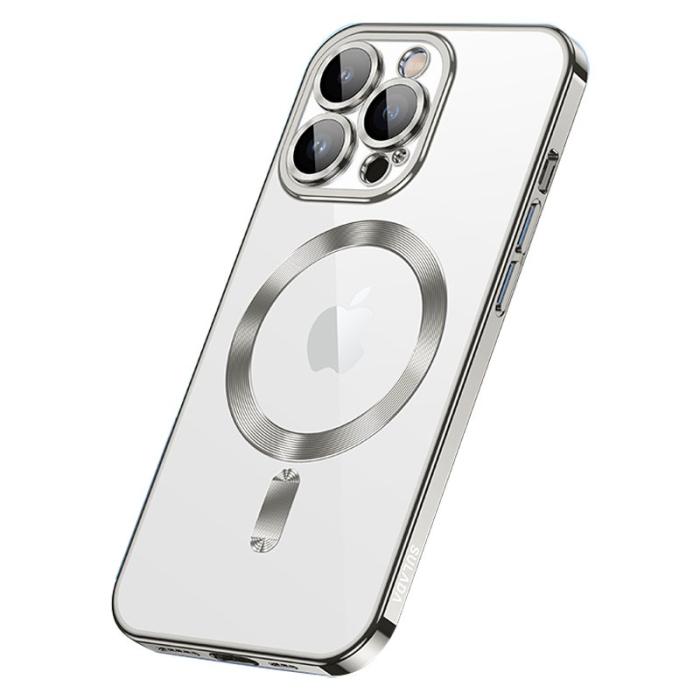 SULADA - SULADA iPhone 15 Pro Skal TPU och Härdat Glas - Titan Grå