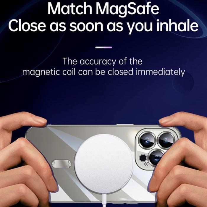 SULADA - SULADA iPhone 15 Pro Skal TPU och Härdat Glas - Titan Grå