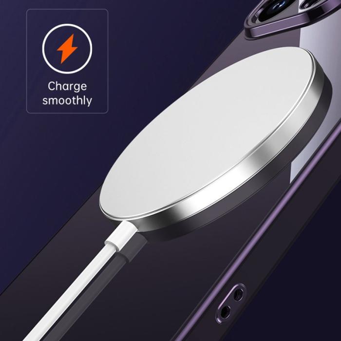 SULADA - SULADA iPhone 15 Skal Drop Resistant TPU Klart Silver