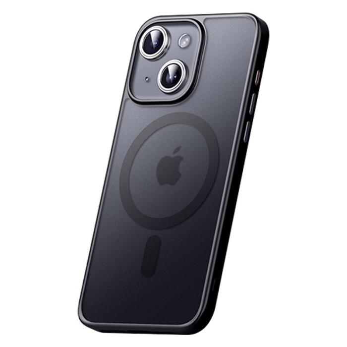 SULADA - SULADA iPhone 15 Skal MagSafe Kompatibel Titan Svart