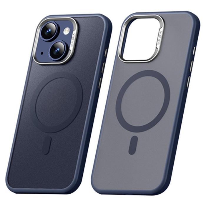 SULADA - SULADA iPhone 15 Skal MagSafe Ultra-Tunn PC+TPU Blå