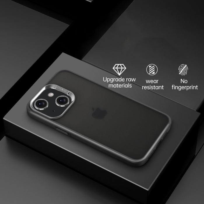 SULADA - SULADA iPhone 15 Skal PC+TPU Matt Ytbehandling Svart