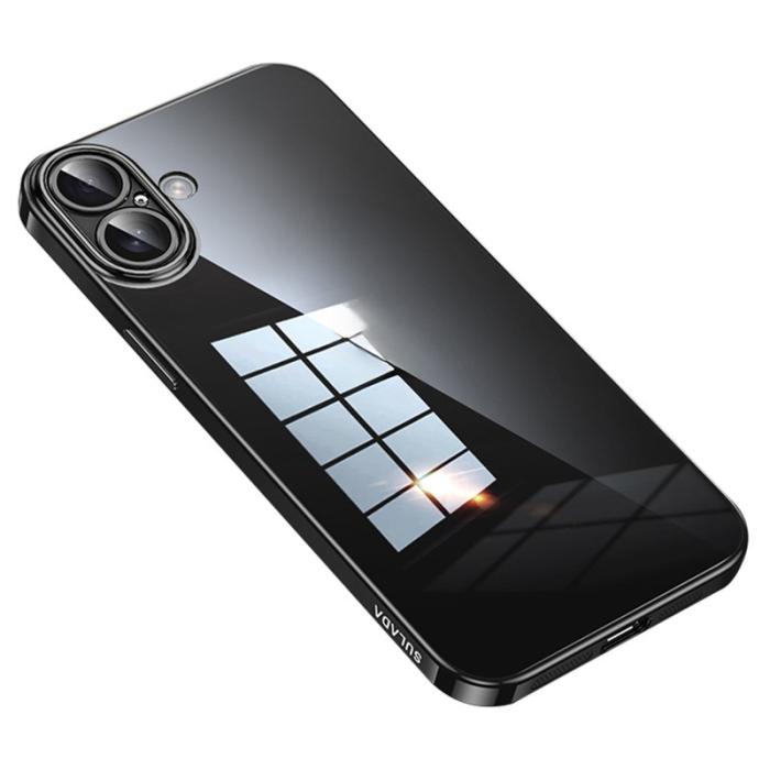 SULADA - SULADA iPhone 16 Plus Skal Ultra-Tunt Elektropläterat TPU - Svart