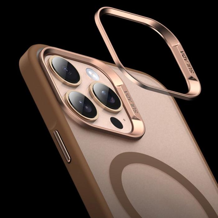 SULADA - SULADA iPhone 16 Pro Max Skal MagSafe Ultra-Tunn PC+TPU Svart