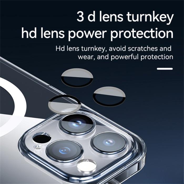 SULADA - SULADA iPhone 16 Pro Max Skal TPU+PC MagSafe Transparent Svart