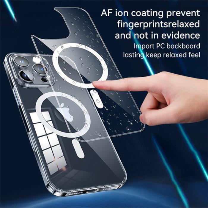 SULADA - SULADA iPhone 16 Pro Max Skal TPU+PC MagSafe Transparent Svart