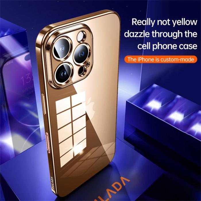SULADA - SULADA iPhone 16 Pro Max Skal Ultra-Tunn TPU Klart - Guld