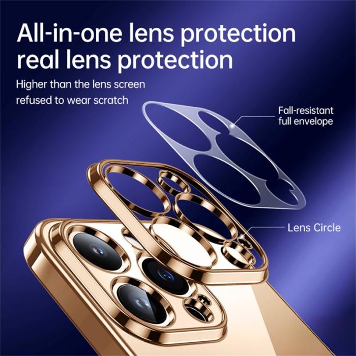 SULADA - SULADA iPhone 16 Pro Max Skal Ultra-Tunn TPU Klart Lila