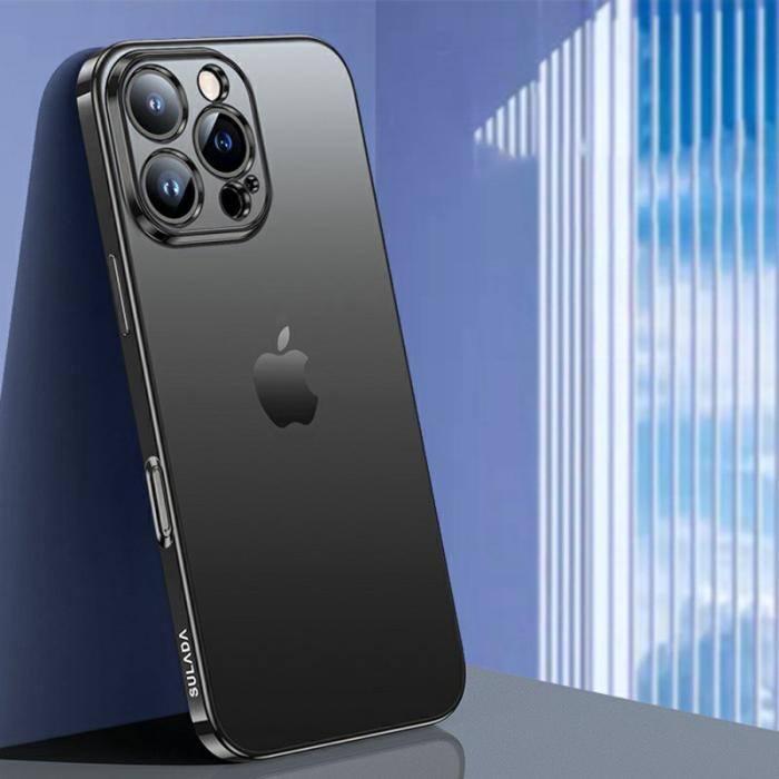 SULADA - SULADA iPhone 16 Pro Skal Electroplated AG Matte TPU - Svart