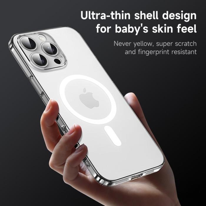 SULADA - SULADA iPhone 16 Pro Skal MagSafe PC+TPU Matt Transparent