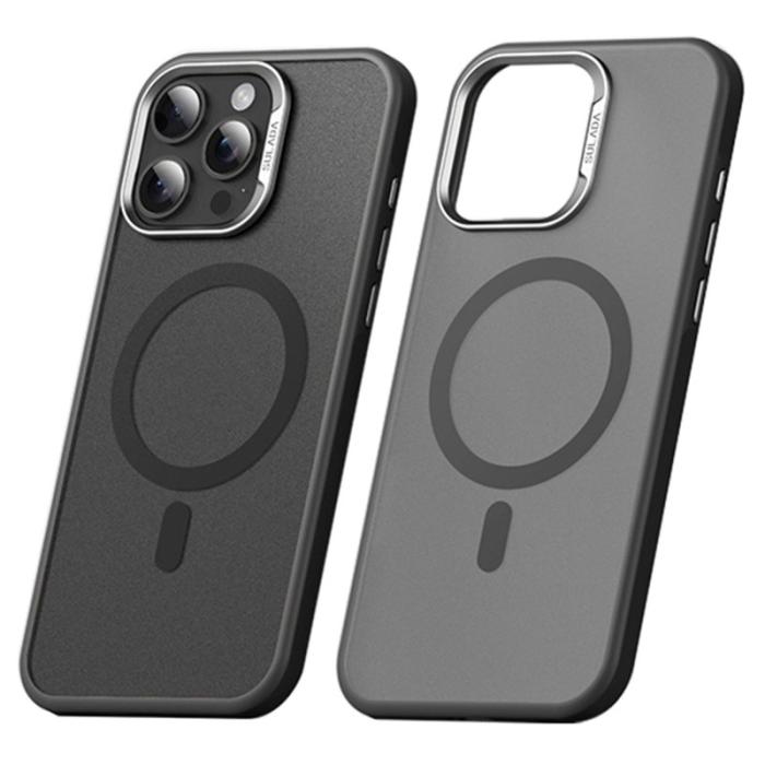 SULADA - SULADA iPhone 16 Pro Skal MagSafe Ultra-Tunn PC+TPU Svart